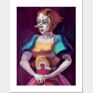 Portrait of a Pearl Posters and Art